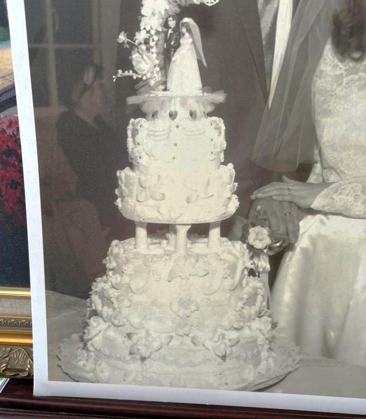 Wedding cake from 1968